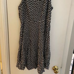 Black and white dress